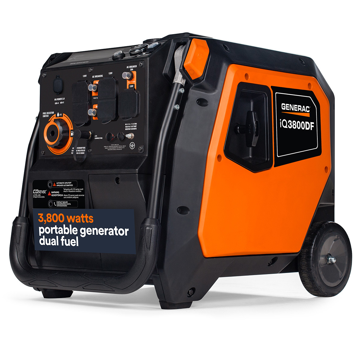 8946 – iQ3800 Dual Fuel Portable Inverter Generator 50ST