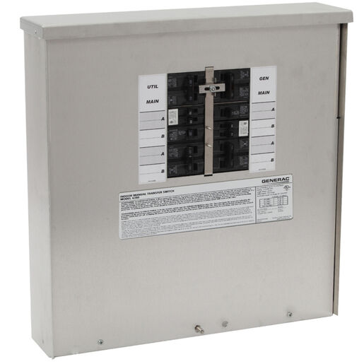 6382 – 200 Amp Service Entrance Rated NEMA 3R – 30 Amp Inlet Manual Transfer Switch